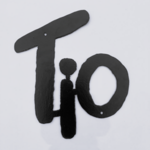 Skylt siffran tio