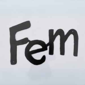 Skylt siffran fem ojämn