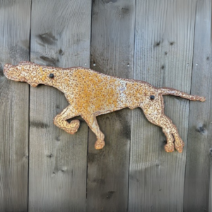 Hund Pointer vägg omålad